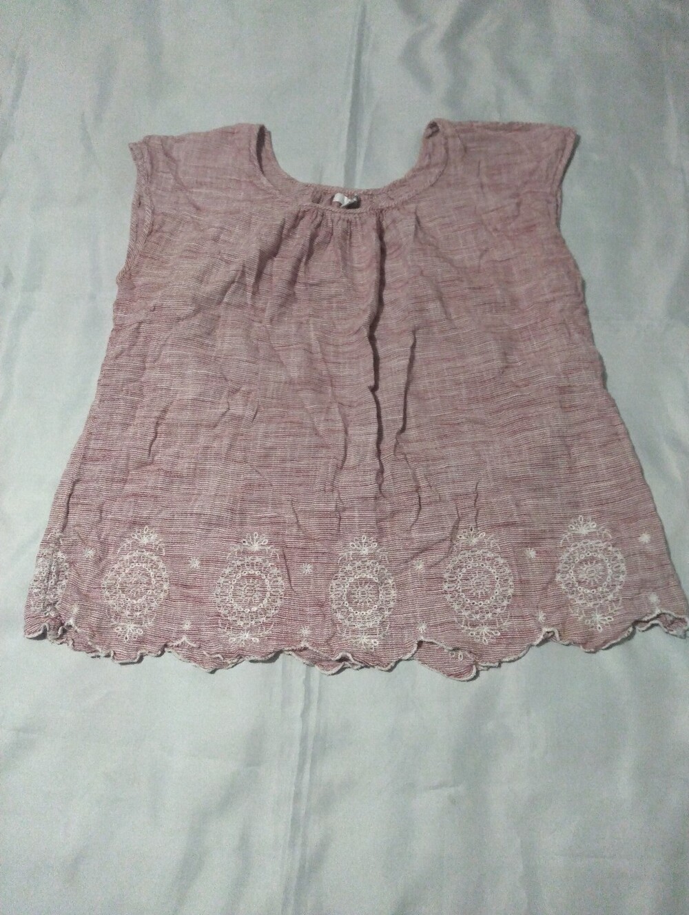 🖤4/$10 Sonoma Blush Pink Embroidered Tunic Top